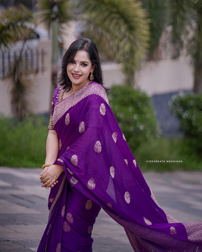 Banarasi Soft Silk Saree – A Timeless Reflection of Indian Weaving Heritage