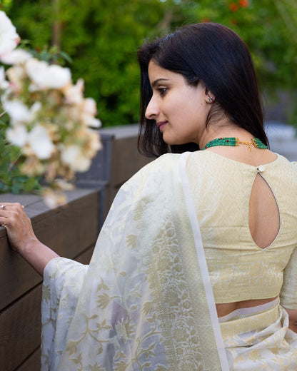 Banarasi Soft Silk Saree – Exquisite Weaving and Stunning Pallu Detailing