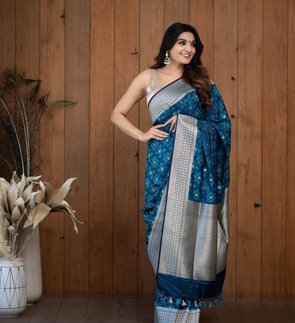 Banarasi Soft Silk Saree – A Timeless Classic of Elegance & Grace
