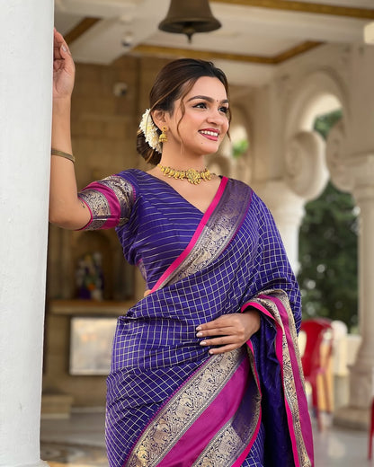 Elegant Simplicity in Banarasi Soft Silk – A Modern Minimalist's Dream