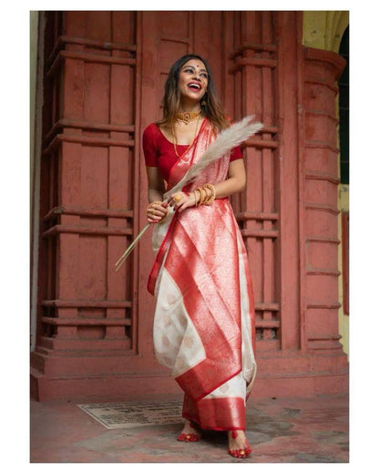 Elegant Banarasi Soft Silk Saree – Timeless Shine, Effortless Grace