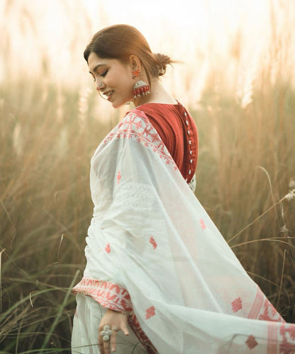 Festive Soft Linen Cotton Silk Saree with Rich Jacquard Pallu – Elegant Comfort for Every Celebration