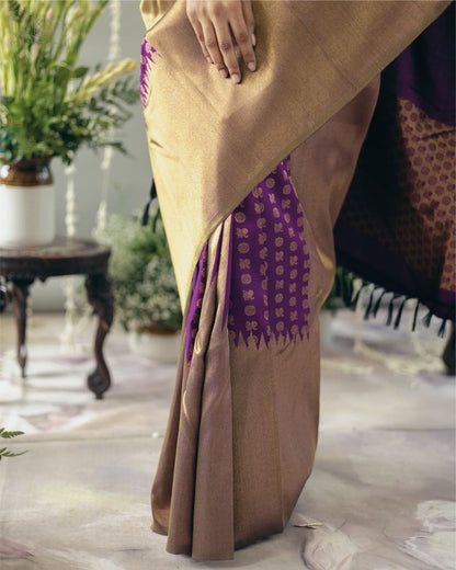 Timeless Banarasi Soft Silk Saree with Intricate Zari Weaving