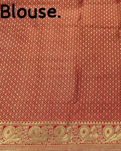 Banarasi Soft Silk Saree in Elegant Minimal Design