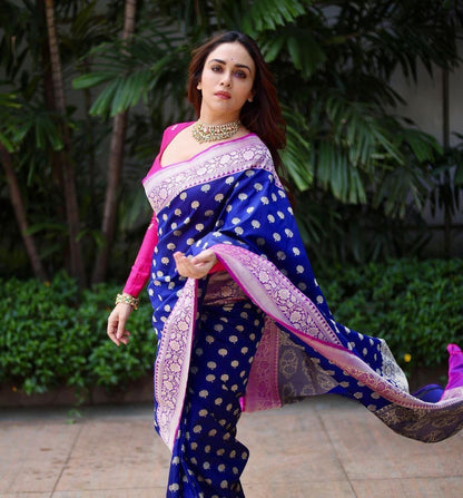 Luxurious Banarasi Soft Silk Saree – Iconic Wedding Collection