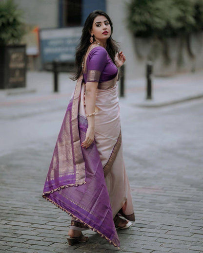 Banarasi Soft Silk Saree – Effortless Elegance with Gold Zari