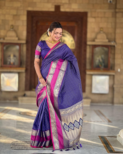 Elegant Simplicity in Banarasi Soft Silk – A Modern Minimalist's Dream