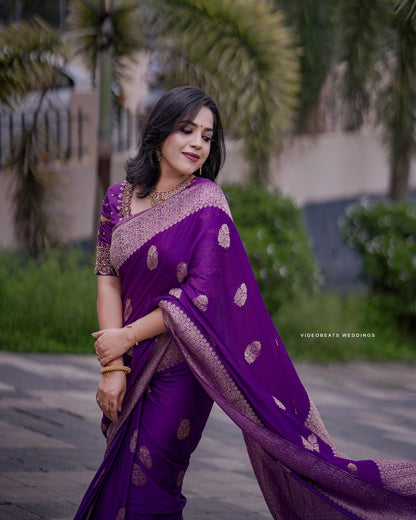 Banarasi Soft Silk Saree – A Timeless Reflection of Indian Weaving Heritage