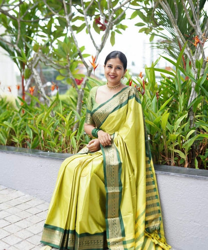 Elegant Banarasi Soft Silk Saree with Rich Luster