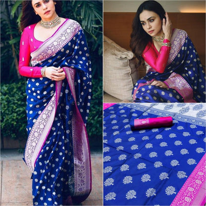 Luxurious Banarasi Soft Silk Saree – Iconic Wedding Collection