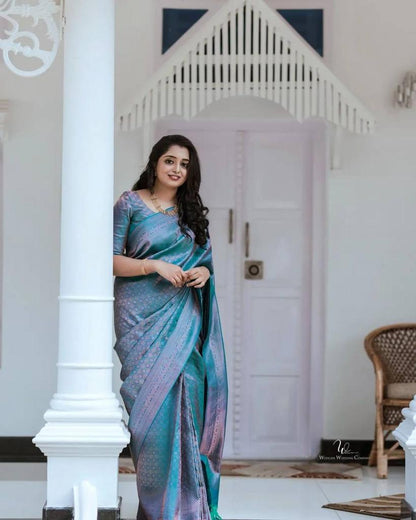Sustainable Elegance in Banarasi Soft Silk