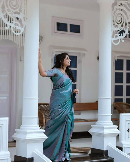 Sustainable Elegance in Banarasi Soft Silk