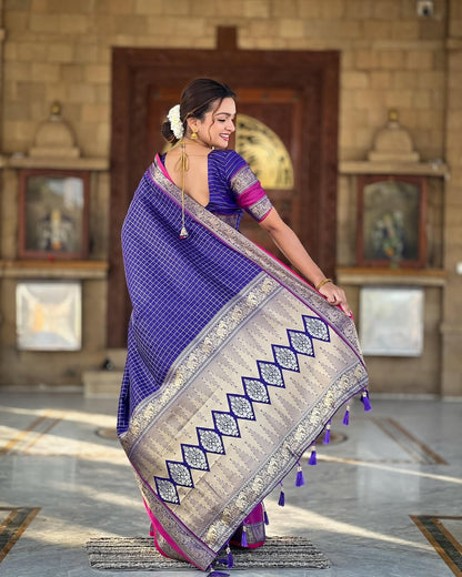 Elegant Simplicity in Banarasi Soft Silk – A Modern Minimalist's Dream