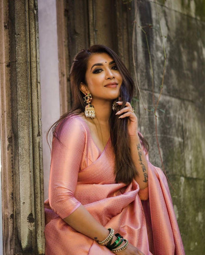 One-of-a-Kind Banarasi Silk Saree – A Creation That Speaks Elegance