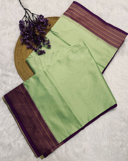 Elegant Simplicity in Banarasi Soft Silk – A Modern Minimalist's Dream
