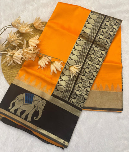 Elegant Simplicity in Banarasi Soft Silk – A Modern Minimalist's Dream