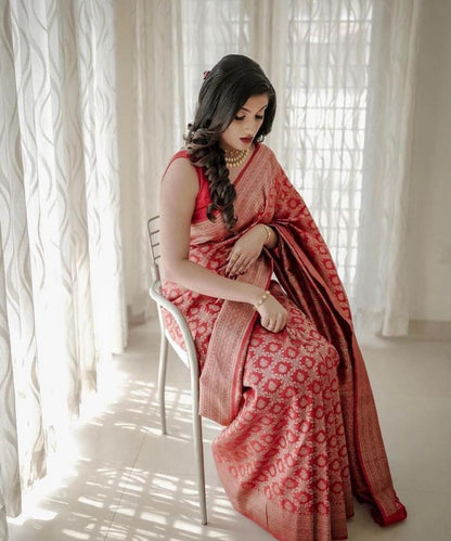 Banarasi Soft Silk Saree – A Touch of Royalty, A Hint of Grace
