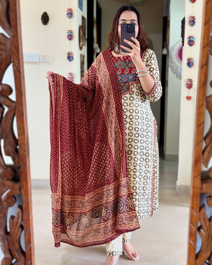 Embrace the Timeless Charm of Ajrakh Digital Elegance
