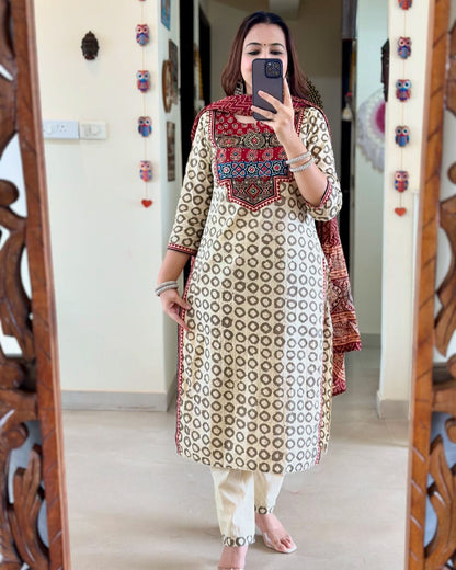 Embrace the Timeless Charm of Ajrakh Digital Elegance