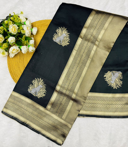 Elegant Simplicity in Banarasi Soft Silk – A Modern Minimalist's Dream