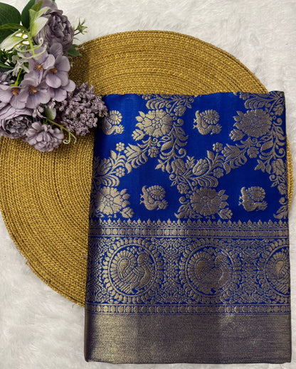 Elegant Simplicity in Banarasi Soft Silk – A Modern Minimalist's Dream