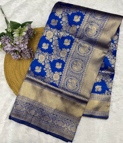 Elegant Simplicity in Banarasi Soft Silk – A Modern Minimalist's Dream