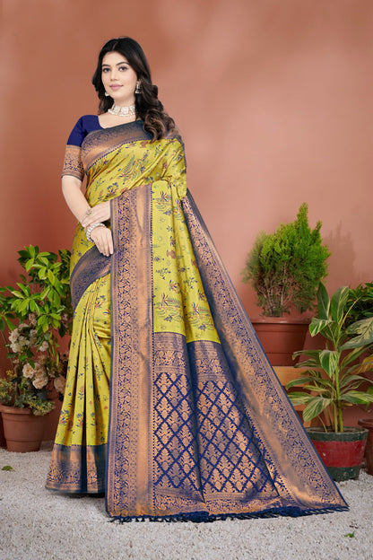 Banarasi Pure Zari Silk Saree