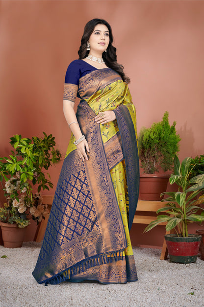 Banarasi Pure Zari Silk Saree