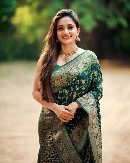 Premium Banarasi Soft Silk Saree – Elegant & Lightweight Drape