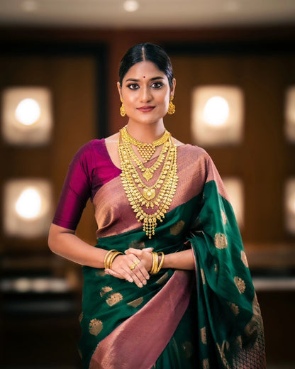 Exquisite Banarasi Soft Silk Saree – Ideal for Festive & Wedding Wear