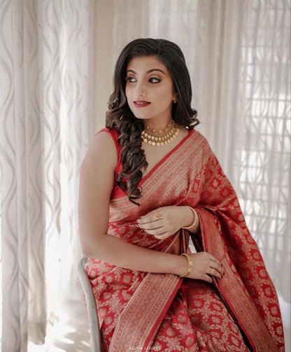 Banarasi Soft Silk Saree – A Touch of Royalty, A Hint of Grace