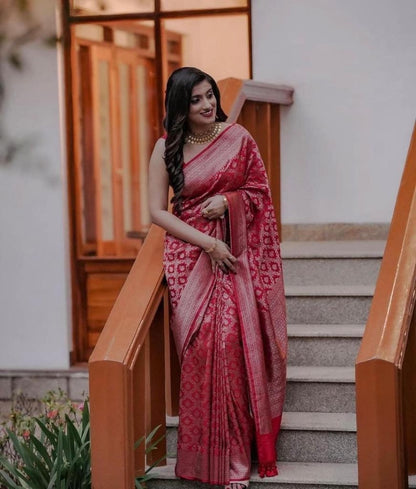 Banarasi Soft Silk Saree – A Touch of Royalty, A Hint of Grace