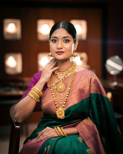 Exquisite Banarasi Soft Silk Saree – Ideal for Festive & Wedding Wear