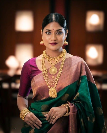 Exquisite Banarasi Soft Silk Saree – Ideal for Festive & Wedding Wear