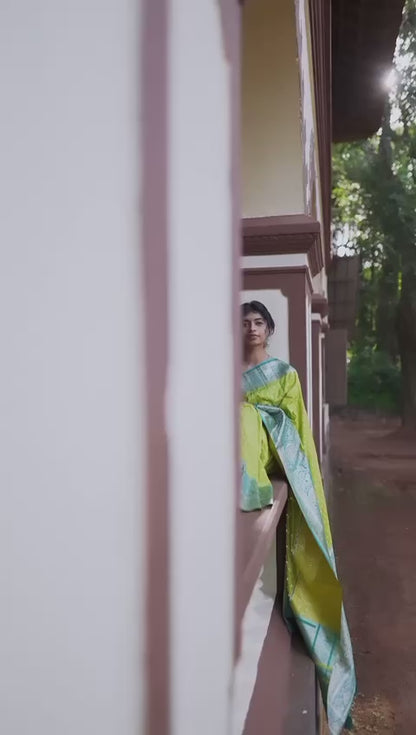 Banarasi Soft Silk Saree – Classic Craftsmanship with Gold Zari Brocade